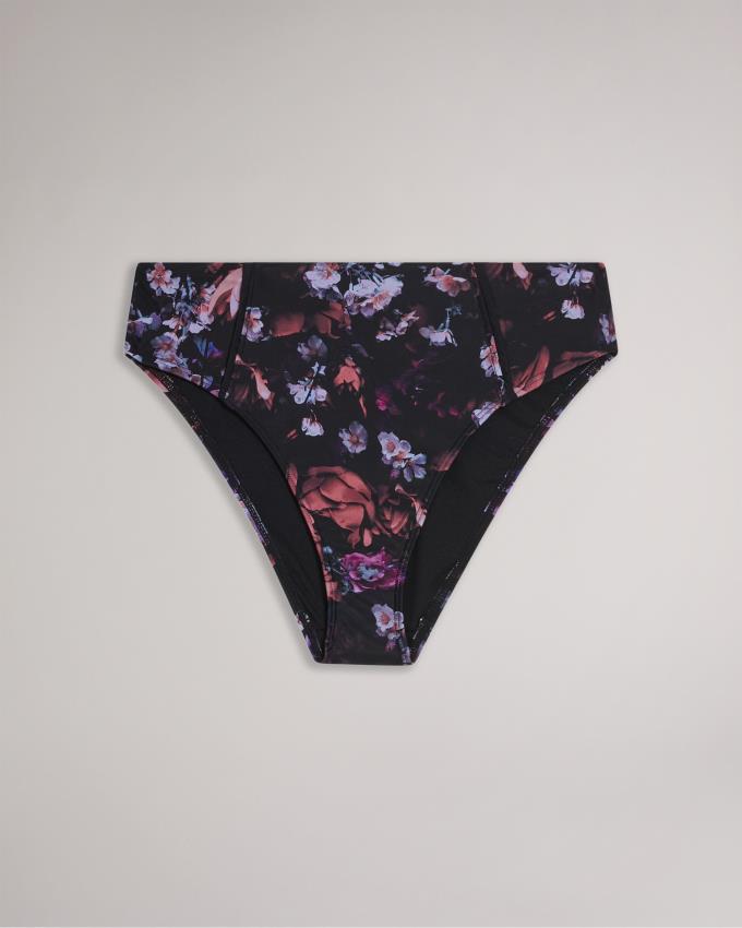 Vetement de Bain Ted Baker High Waisted Bikini Bottom Noir Femme | KSX-96375296